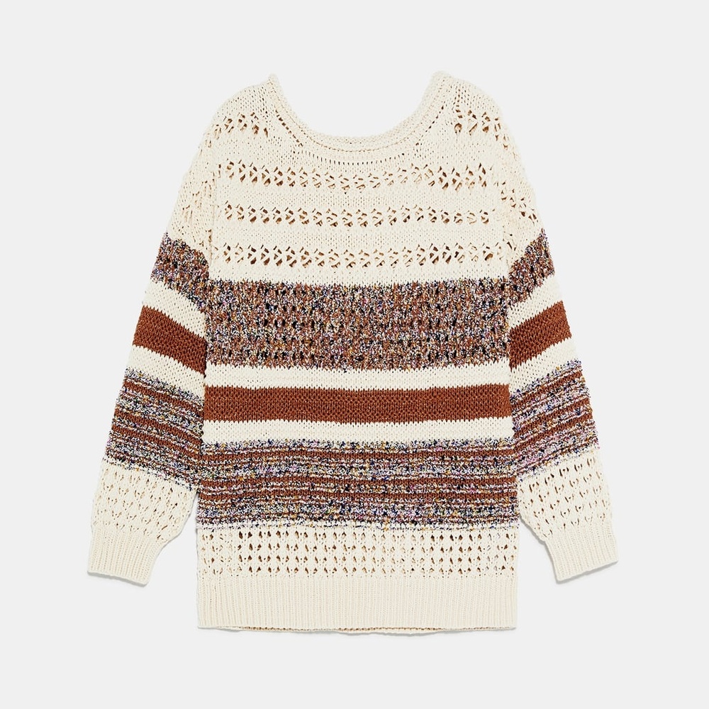 Zara oversized contrast sweater - Picture 8 of 8